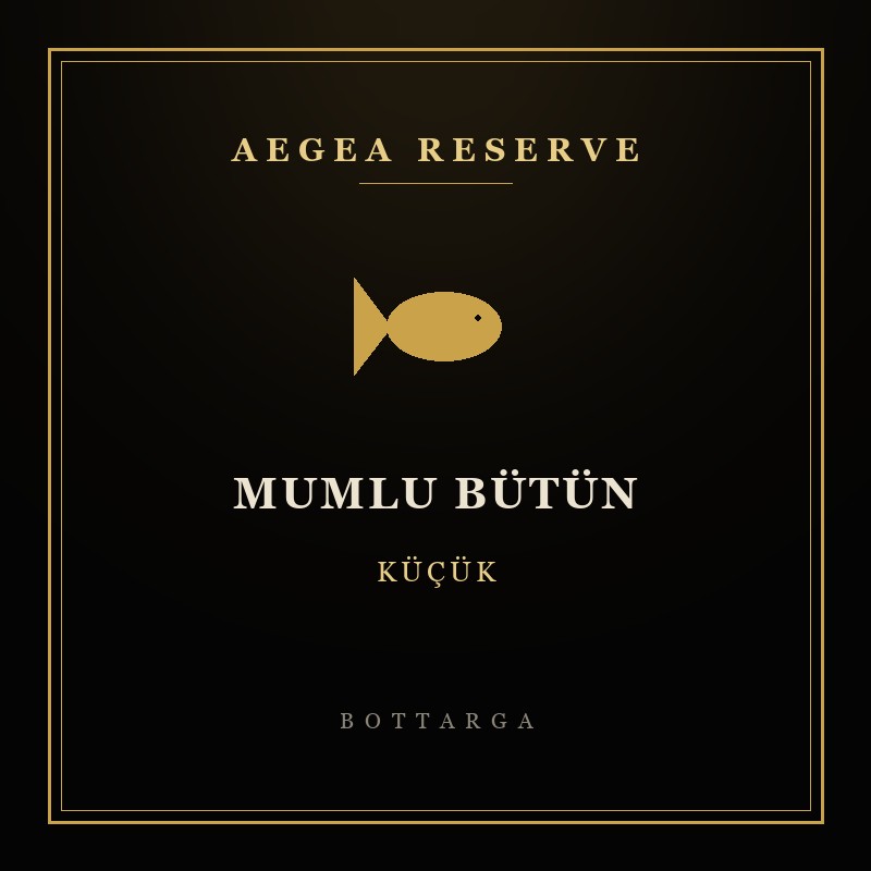 Mumlu Bütün Bottarga